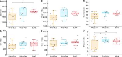 Microbial Communities and Functions in the Rhizosphere of Disease-Resistant and Susceptible Camellia spp.